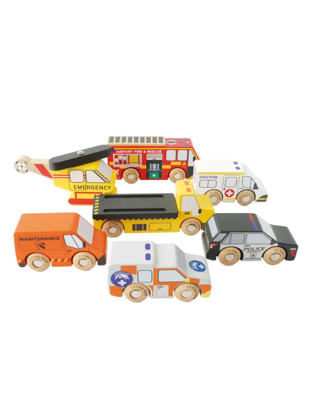 Emergency Helicopter & Rescue Cars