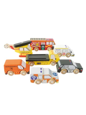 Emergency Helicopter & Rescue Cars