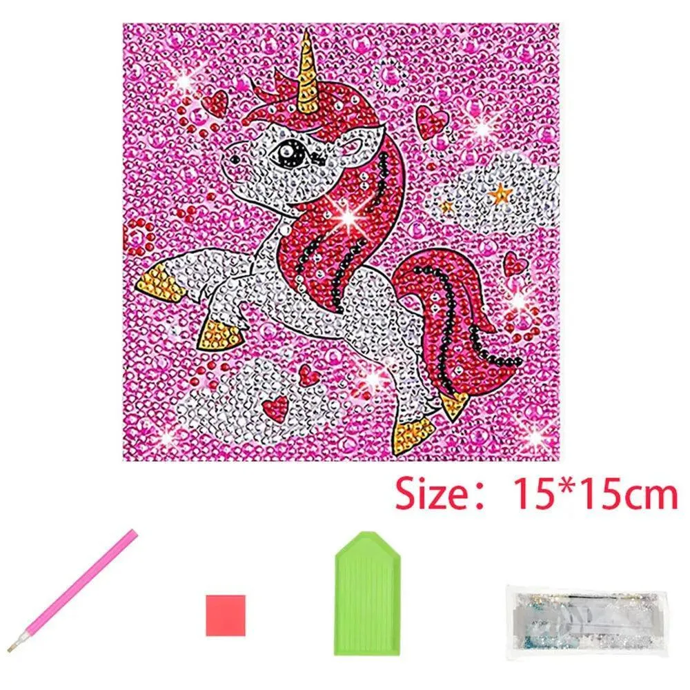 Enchanting Animal Diamond Painting Kit: Sparkling Arts & Crafts for Kids