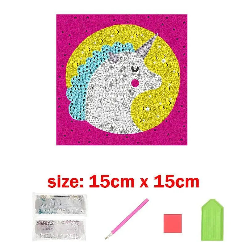 Enchanting Animal Diamond Painting Kit: Sparkling Arts & Crafts for Kids