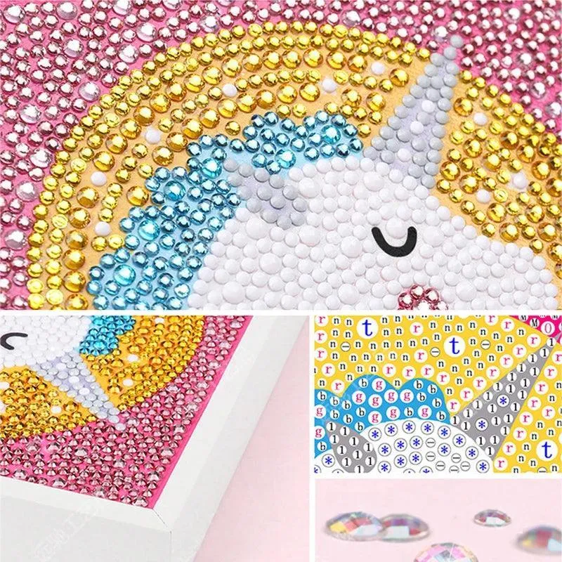 Enchanting Animal Diamond Painting Kit: Sparkling Arts & Crafts for Kids