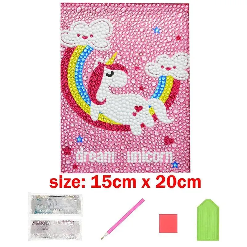 Enchanting Animal Diamond Painting Kit: Sparkling Arts & Crafts for Kids
