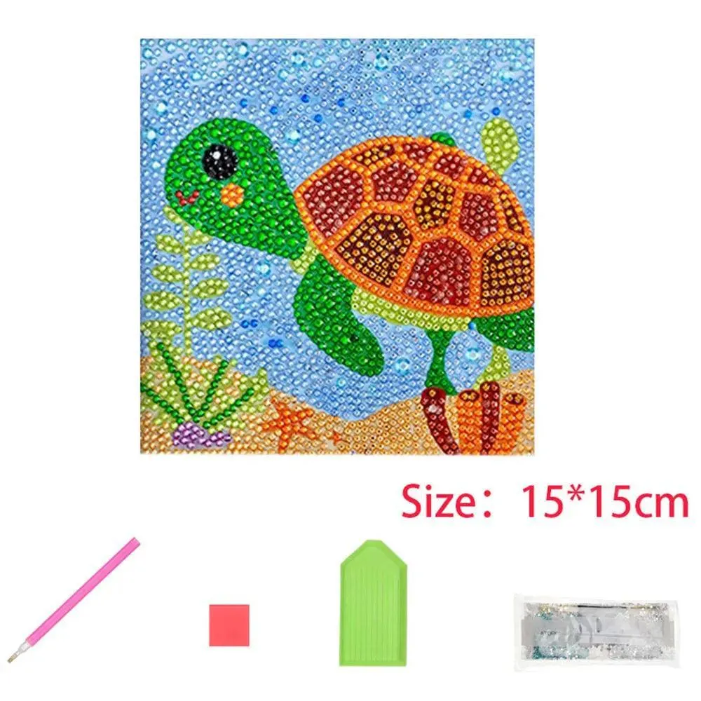 Enchanting Animal Diamond Painting Kit: Sparkling Arts & Crafts for Kids
