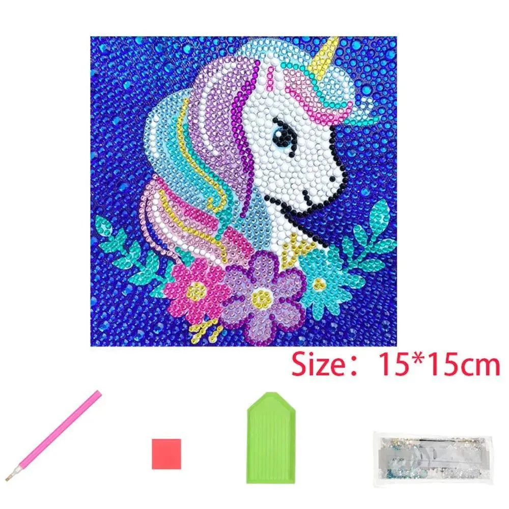 Enchanting Animal Diamond Painting Kit: Sparkling Arts & Crafts for Kids