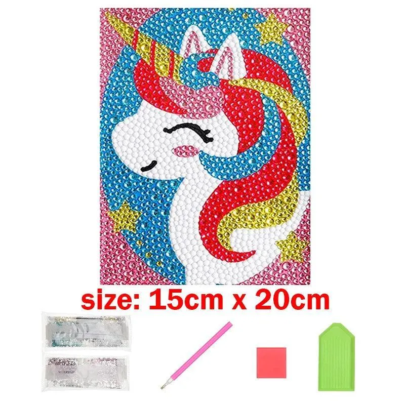 Enchanting Animal Diamond Painting Kit: Sparkling Arts & Crafts for Kids