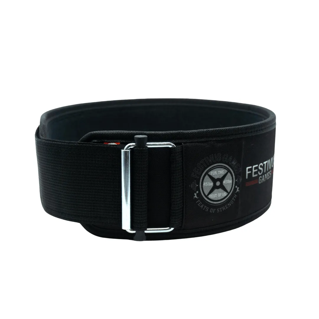 Festivus Games 4" Straight Weightlifting Belt