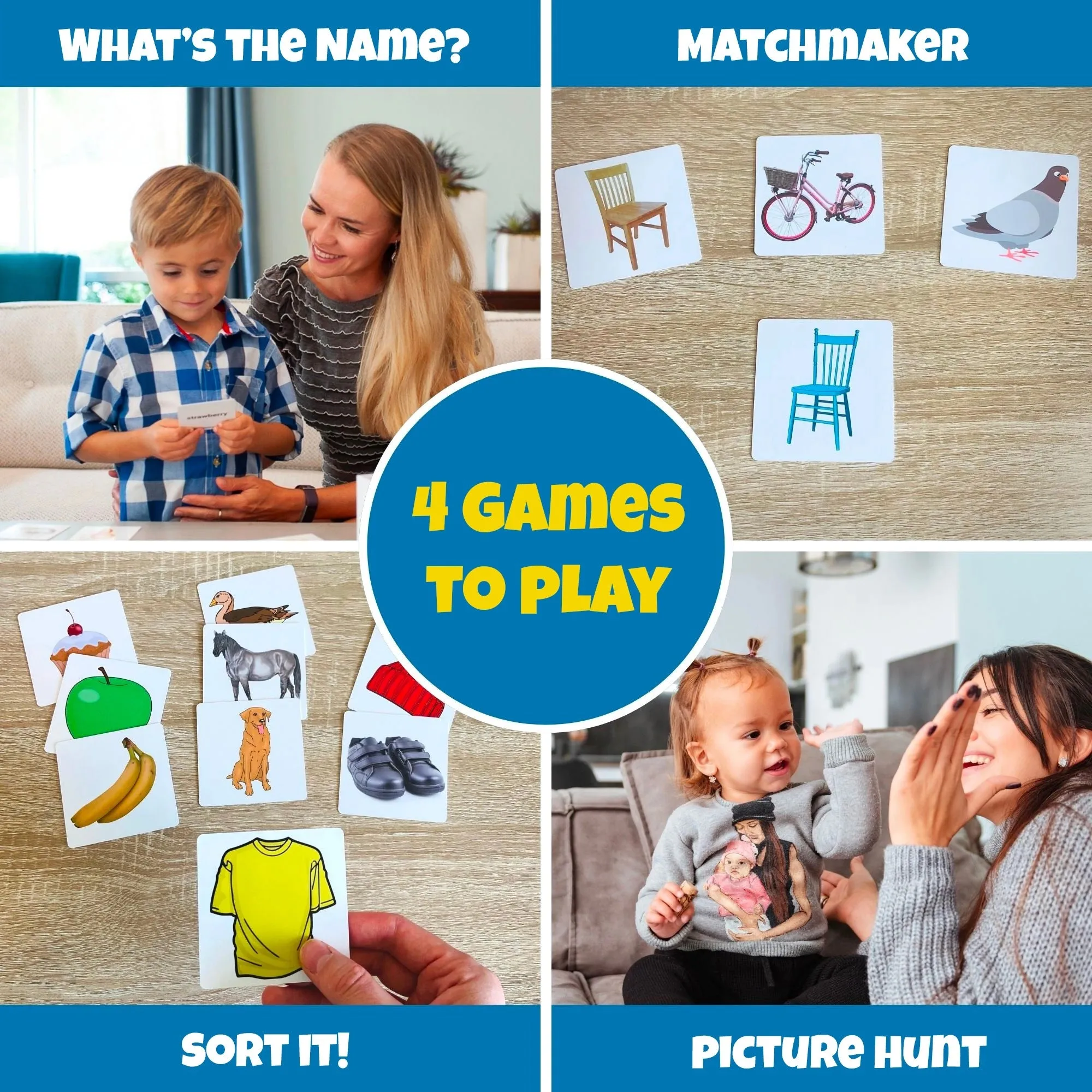 First Nouns Picture Flash Cards