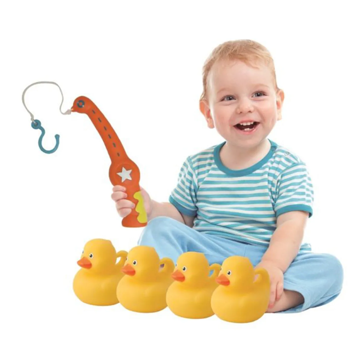 Fishing Duck - Yellow