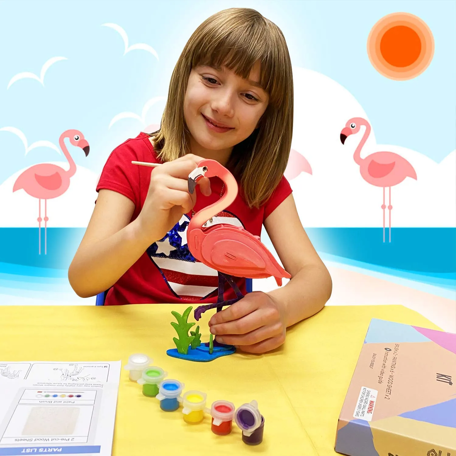 FlamingoCrafts: Engaging 3D DIY Puzzle Experience for Creative Minds and Fun Seekers