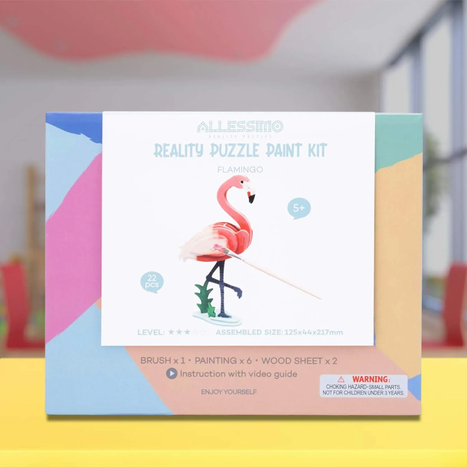 FlamingoCrafts: Engaging 3D DIY Puzzle Experience for Creative Minds and Fun Seekers