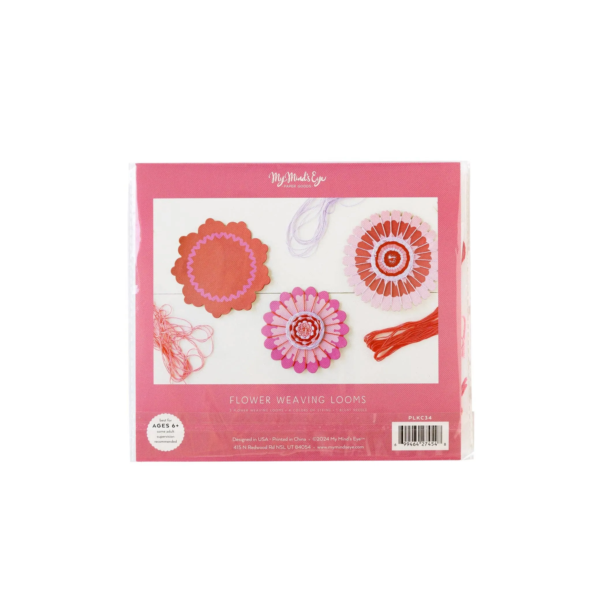 Flower Weaving Looms DIY Craft Project