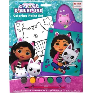 Gabby's Dollhouse Coloring Paint Set, 1 Count
