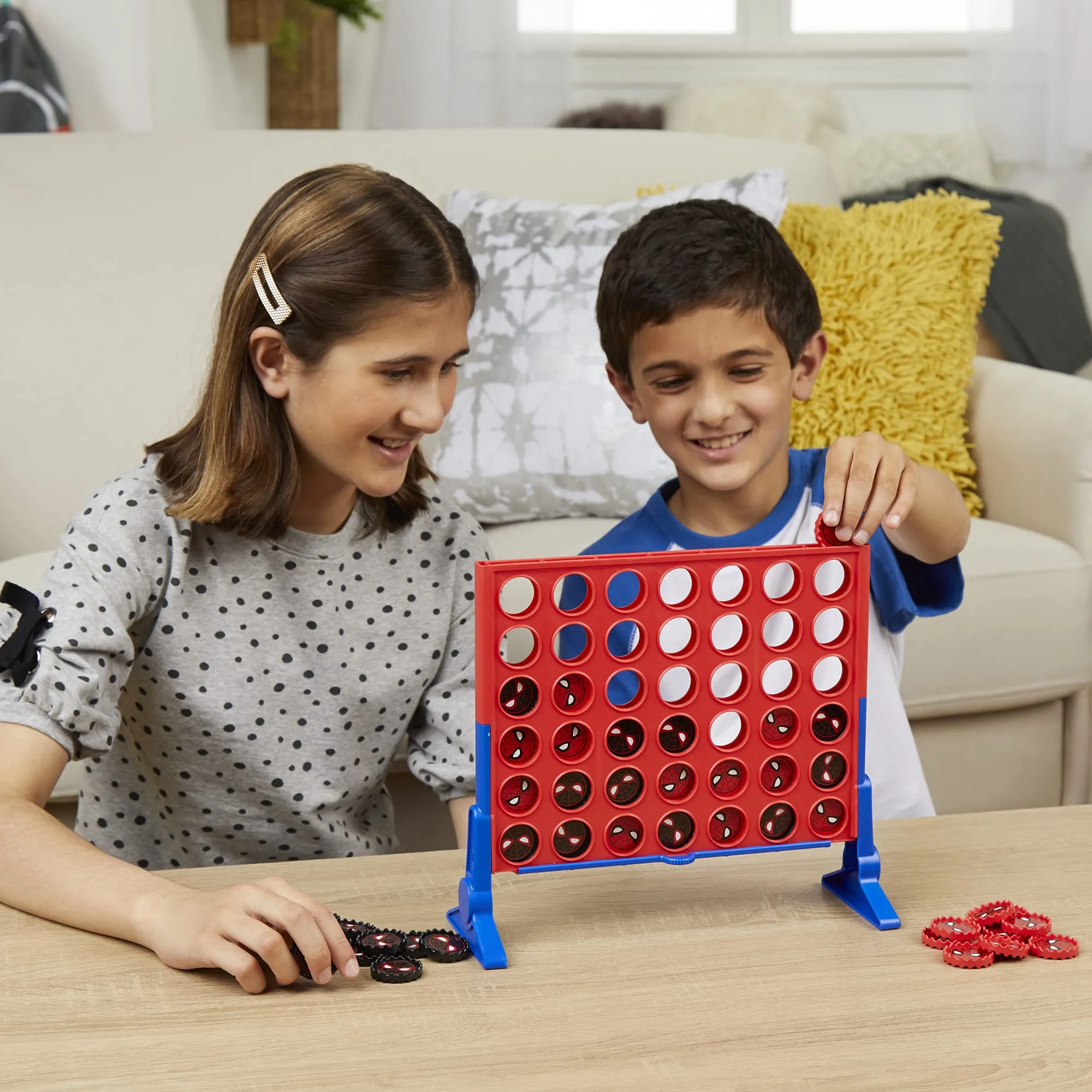 Hasbro Gaming Connect 4 Marvel Spider-Man Edition Game | Strategy Board Games for Kids | 2 Players for Boys & Girls| Ages 6  (Amazon Exclusive)