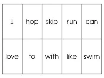 High Frequency Words and initial sounds.  Star Words Level 2