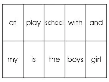 High Frequency Words and initial sounds.  Star Words Level 3
