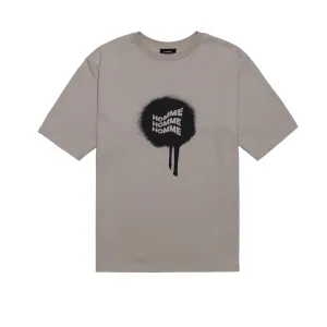HOMME  Ink Splash Tee Sand