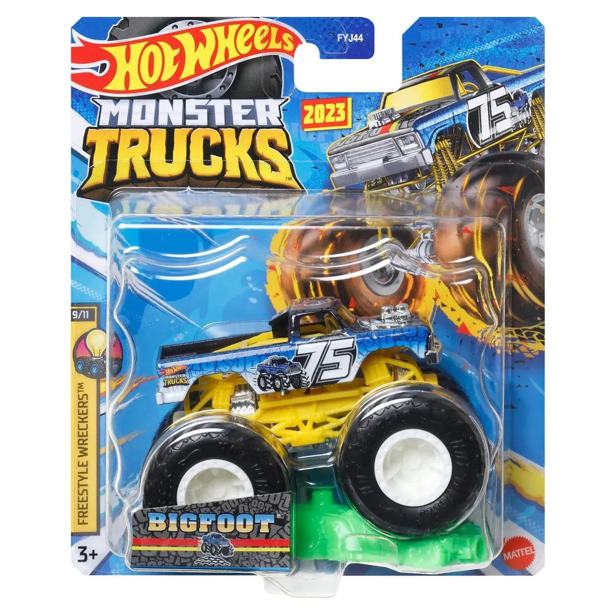 Hot Wheels 1:64 Scale Big Foot Monster Truck for Ages 3  (HLT11)