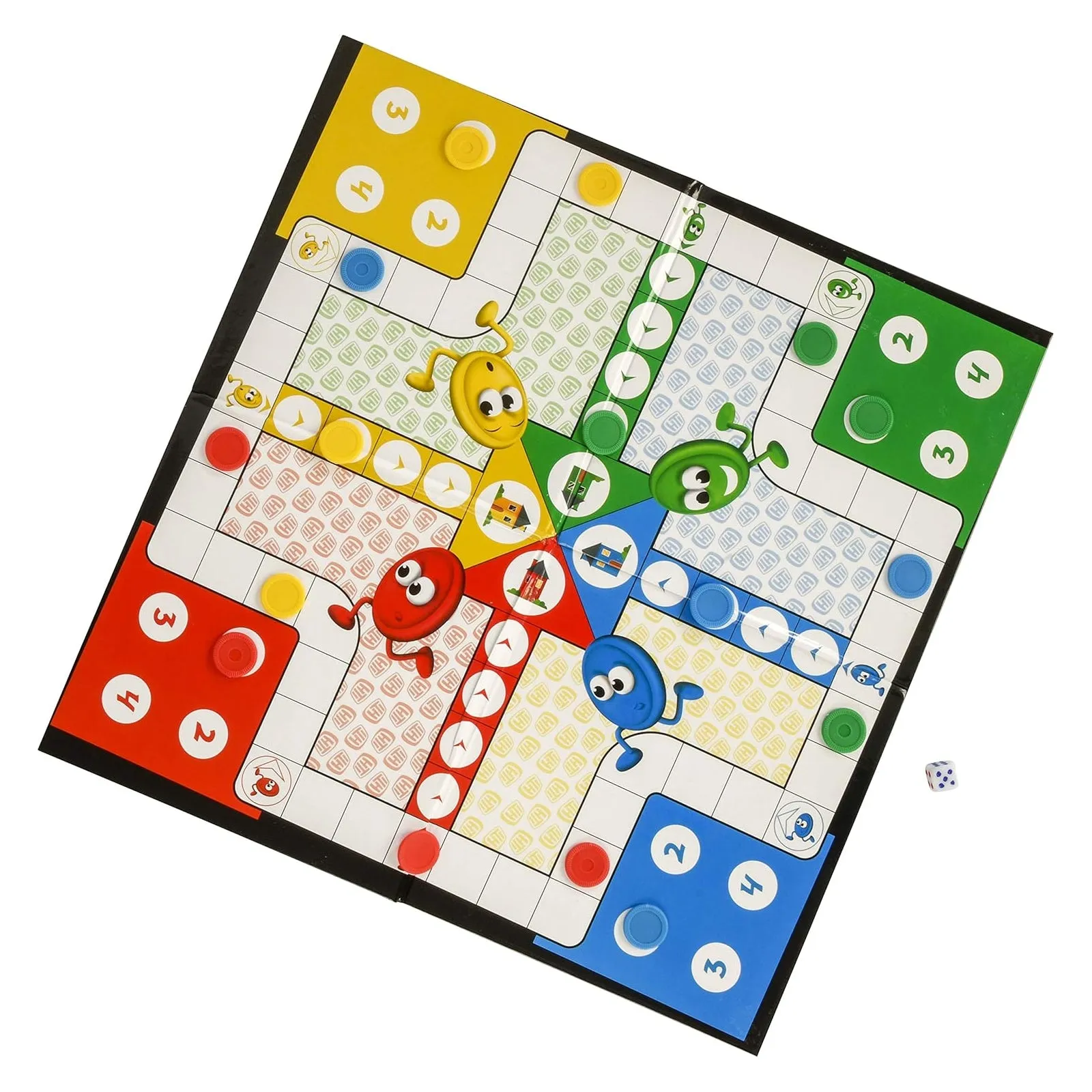 HTI Toys Traditional Games Ludo Family Board Game Set