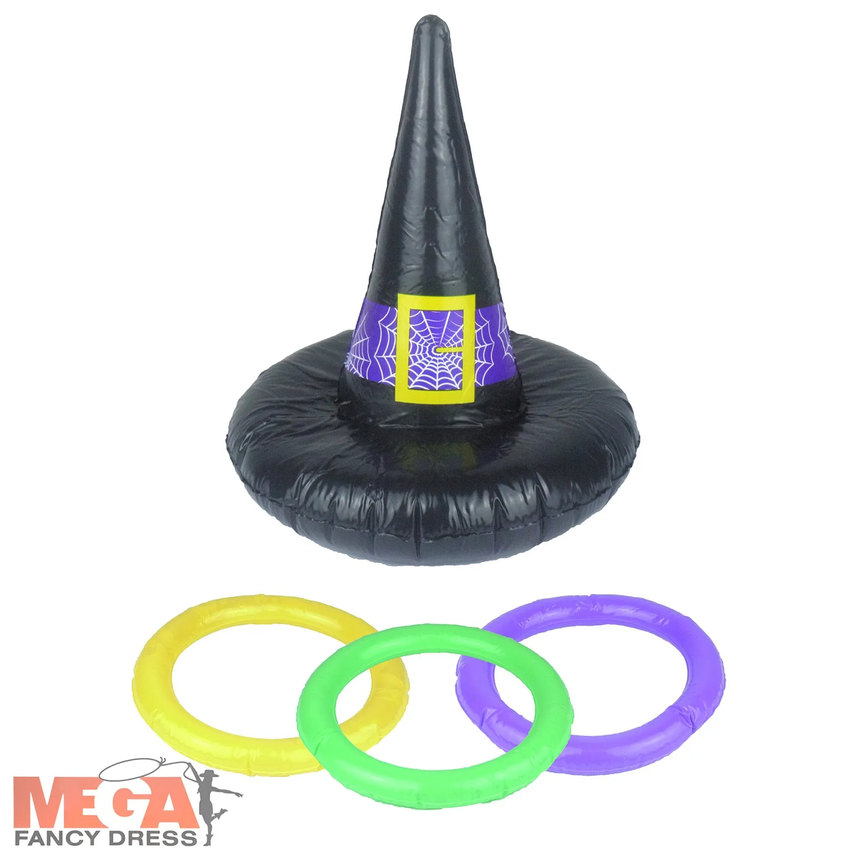 Inflatable Witch hat and Hoop Game