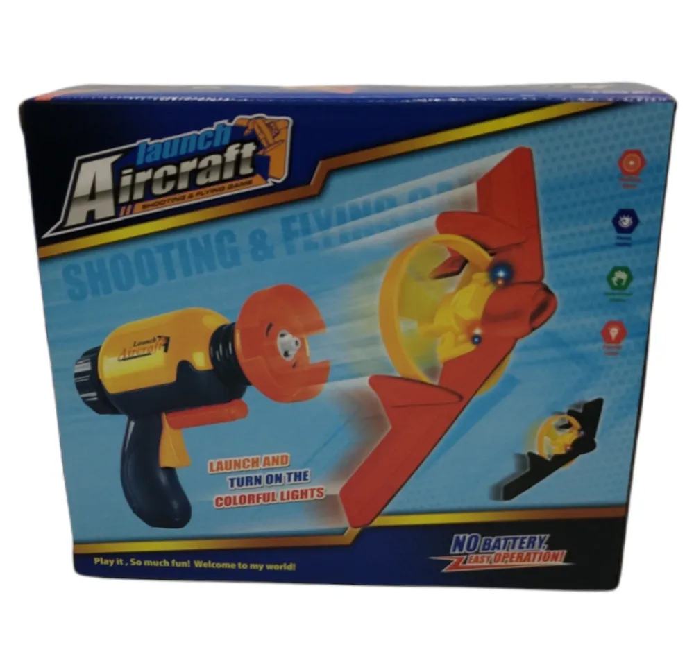Launch aircraft shooting and flying game