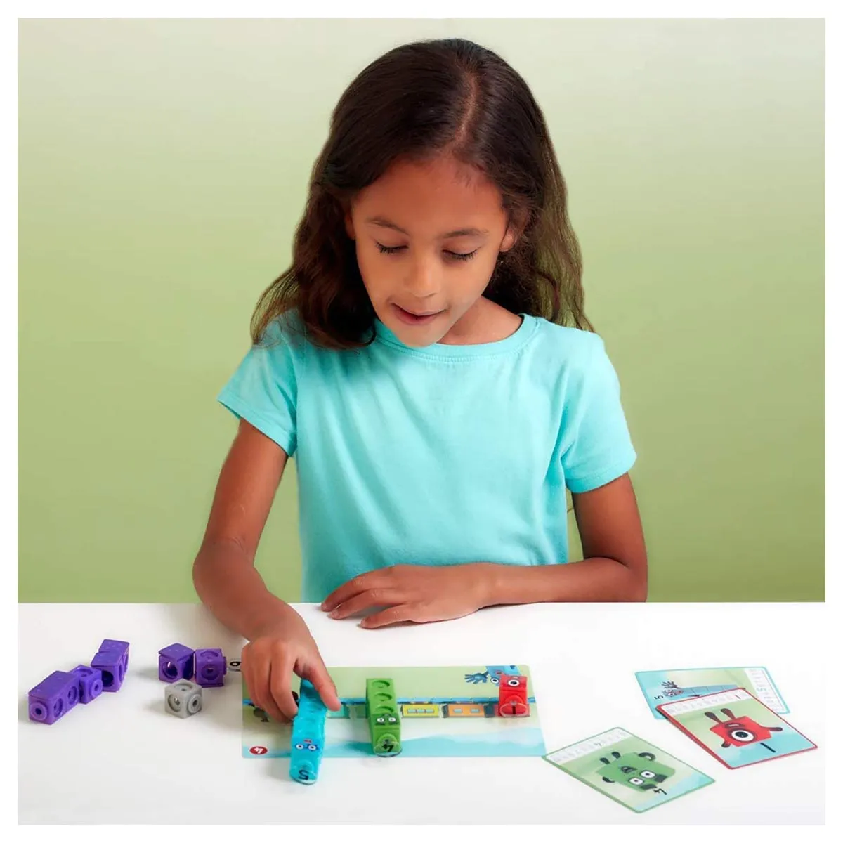 Learning Resources MathLink Cubes Numberblocks 1-10 Activity Set