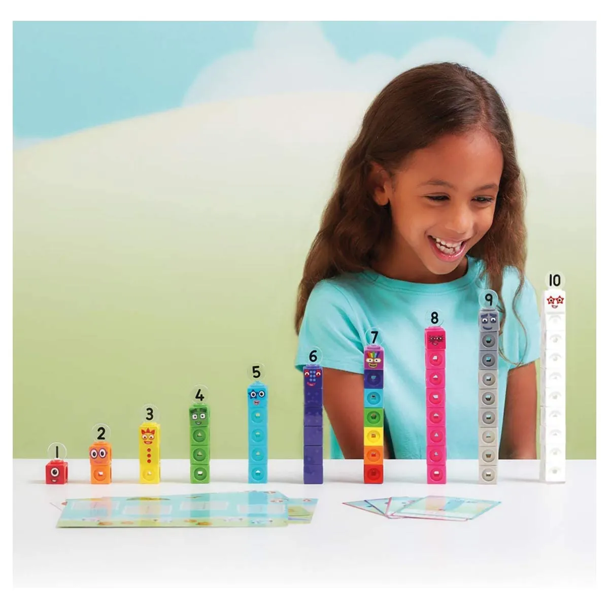 Learning Resources MathLink Cubes Numberblocks 1-10 Activity Set