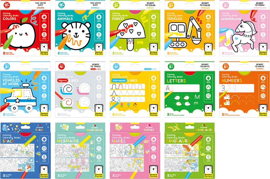 Looong Coloring Books