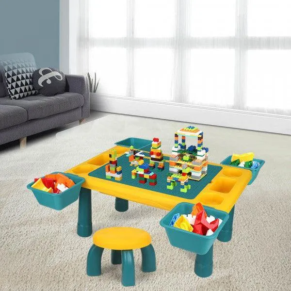 Multi-Functional Toy Block Table with 300 Pcs assimbly instructions