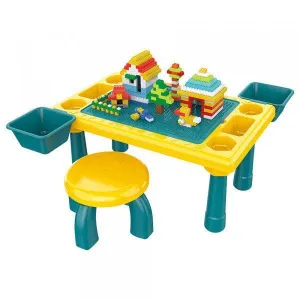Multi-Functional Toy Block Table with 300 Pcs assimbly instructions