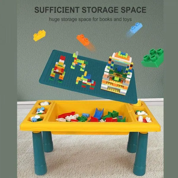 Multi-Functional Toy Block Table with 300 Pcs assimbly instructions