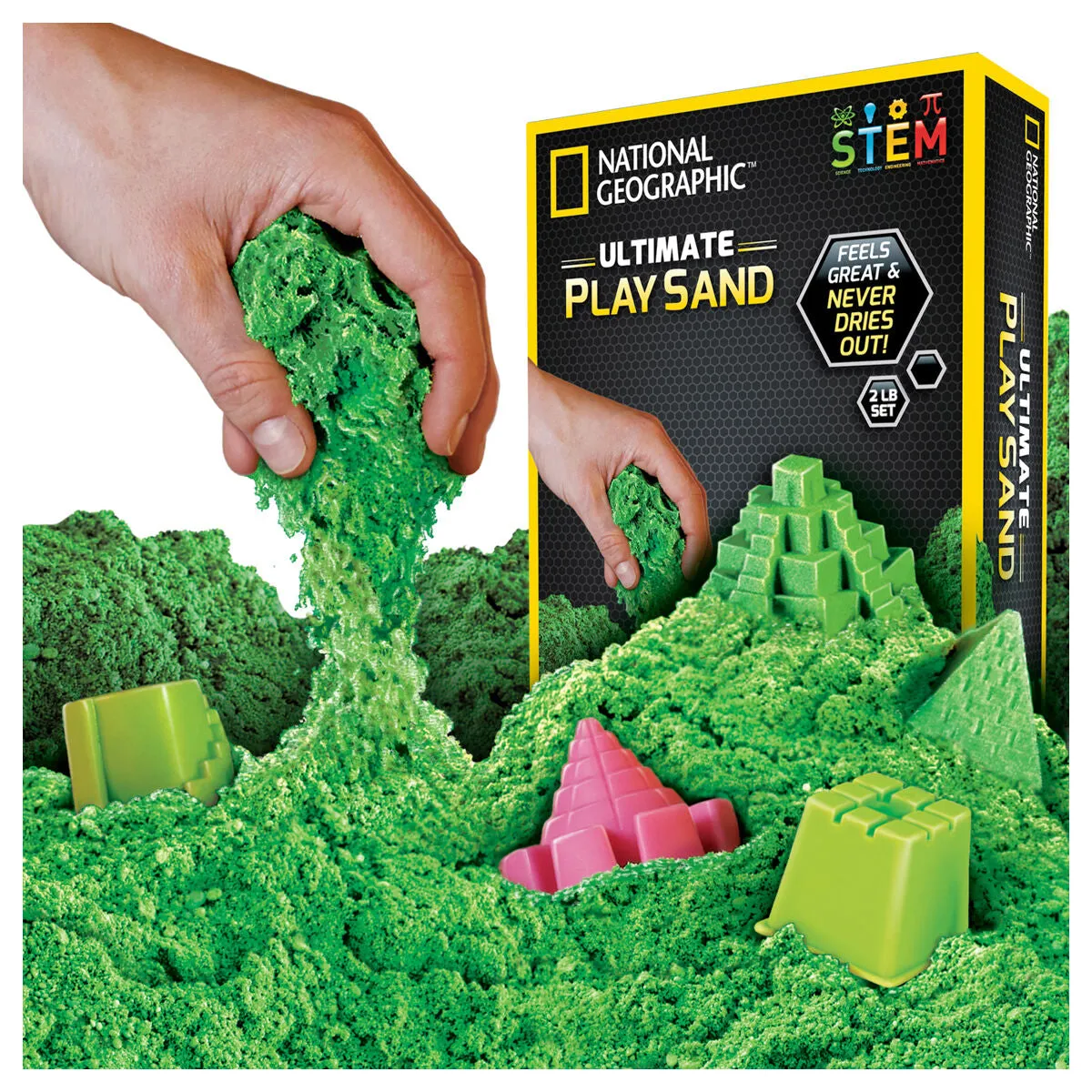 National Geographic Ultimate Play Sand Green