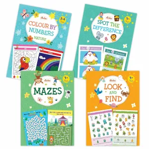 Pegasus 4 Super Activity Books For 4  Years