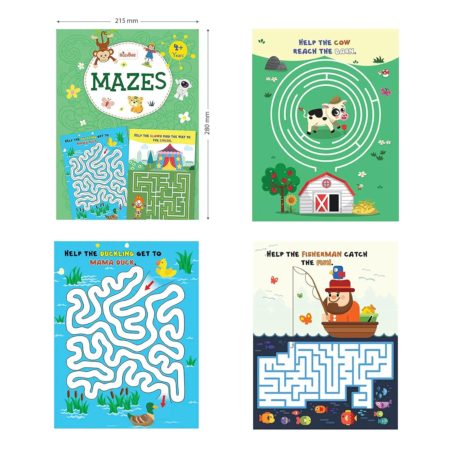 Pegasus 4 Super Activity Books For 4  Years