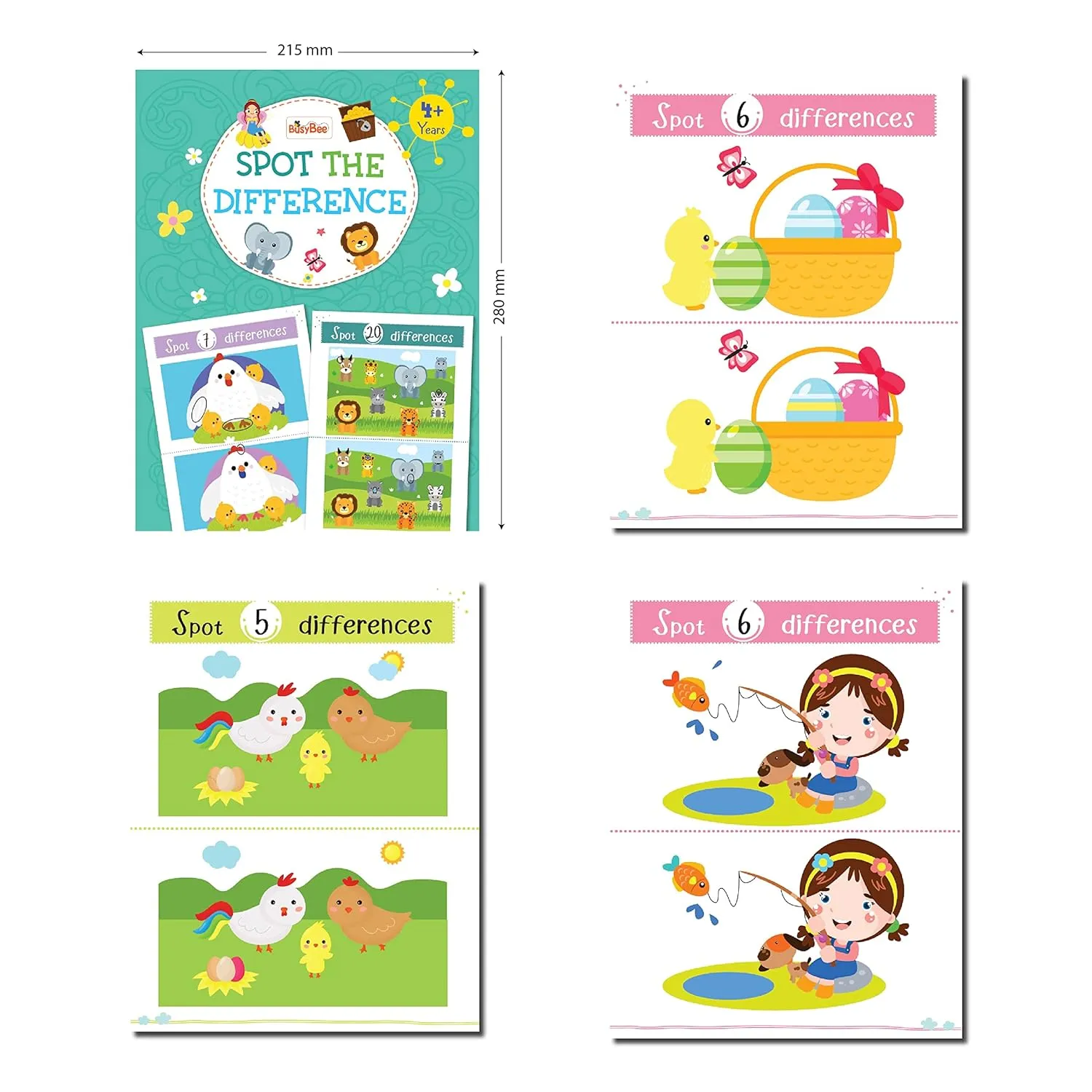 Pegasus 4 Super Activity Books For 4  Years