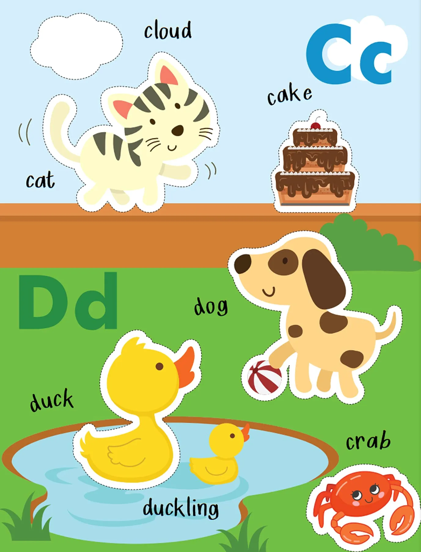 Pegasus ABC Sticker Book for Kids