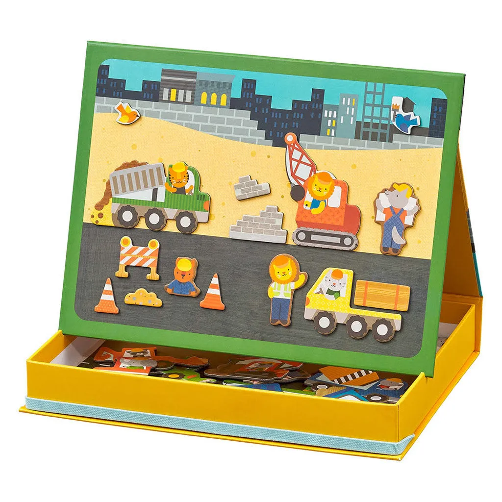 Petit Collage Magnetic Play Scene Construction
