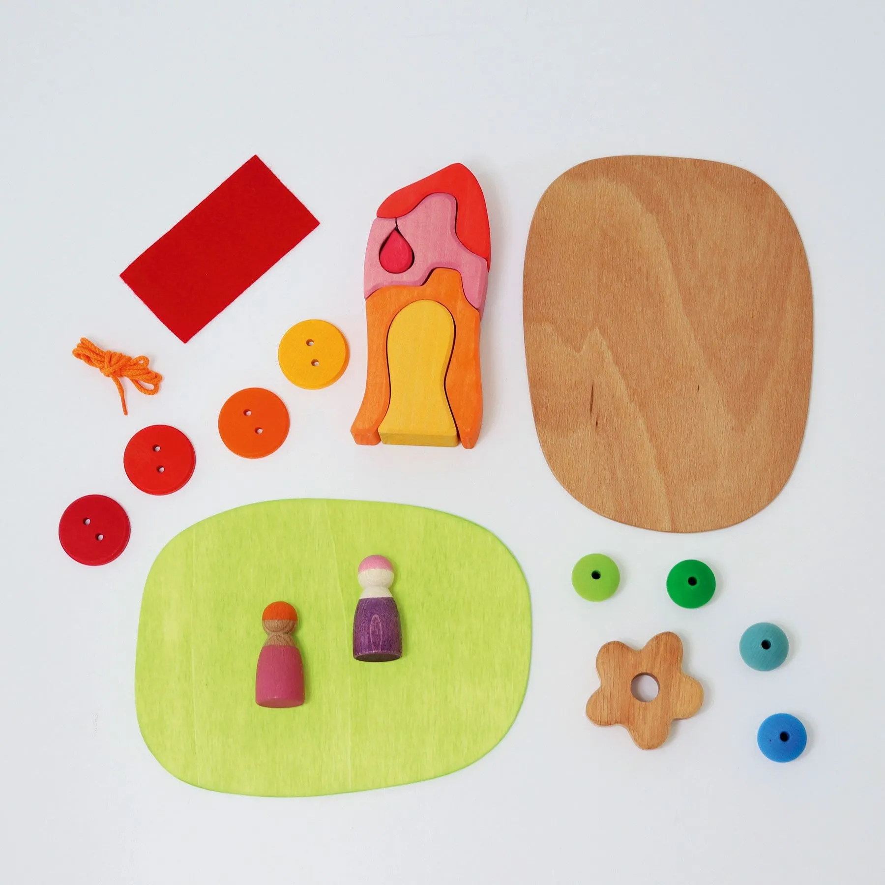 Play Down by the Meadow | Small World Playset | Wooden Toys for Kids | Open-Ended Play
