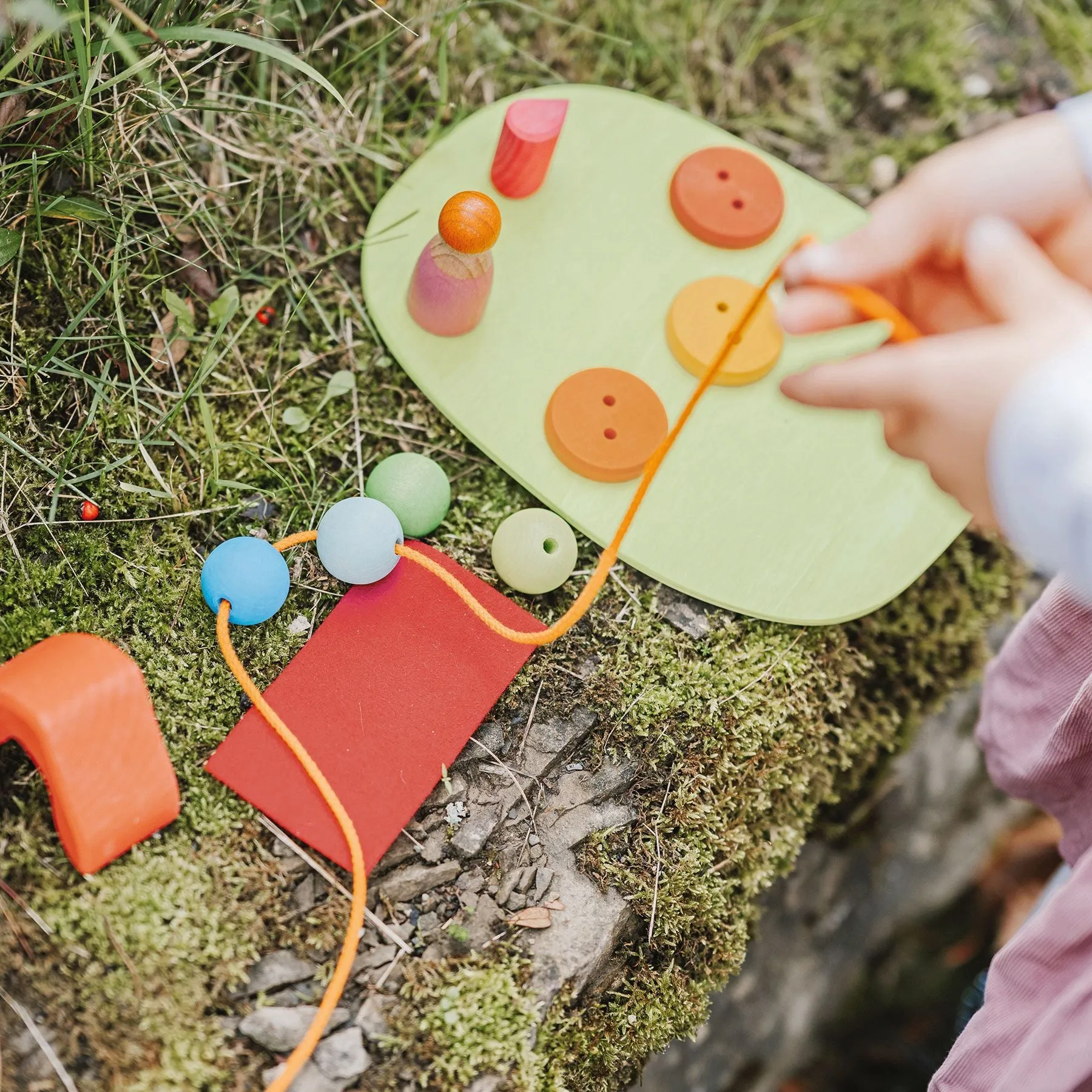 Play Down by the Meadow | Small World Playset | Wooden Toys for Kids | Open-Ended Play