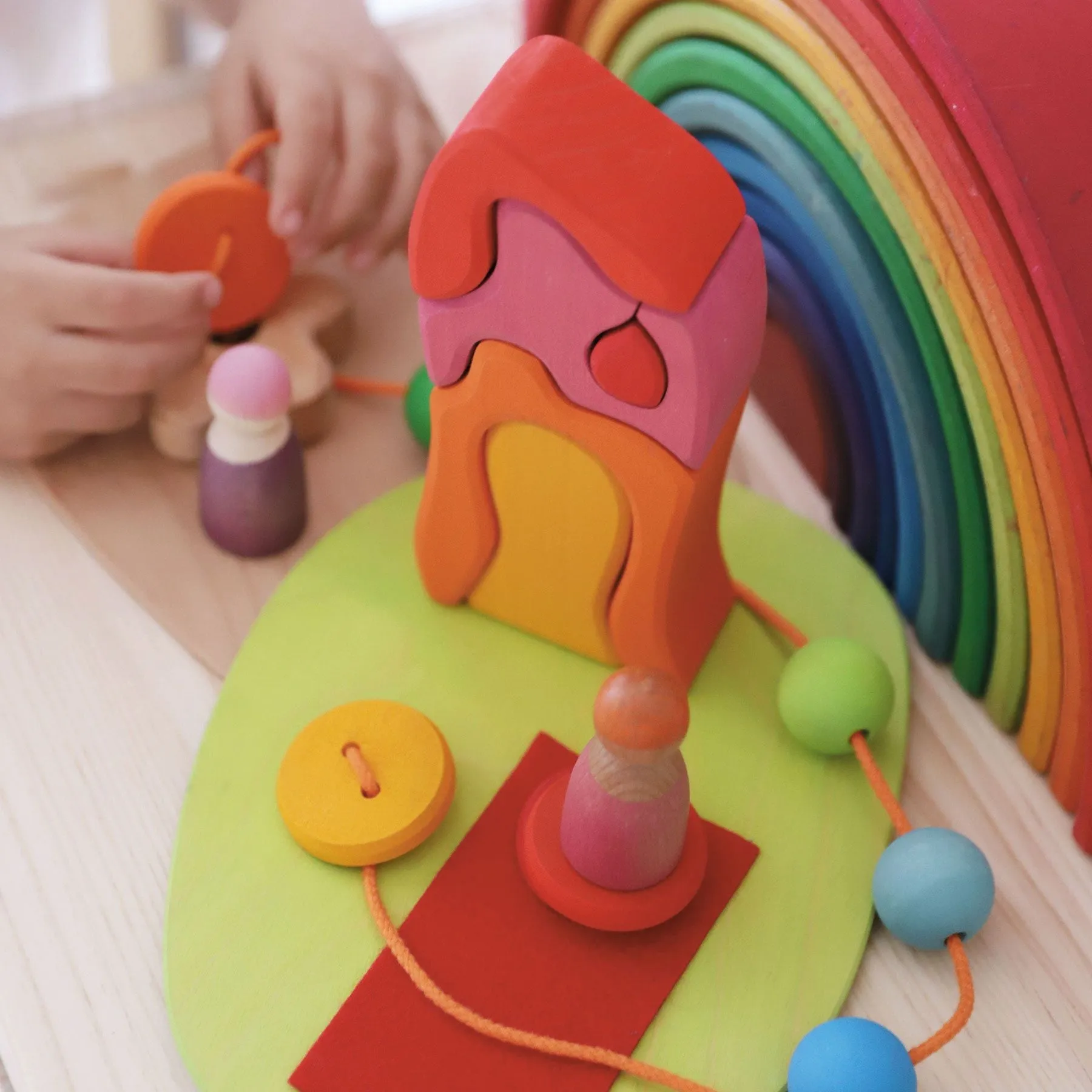 Play Down by the Meadow | Small World Playset | Wooden Toys for Kids | Open-Ended Play
