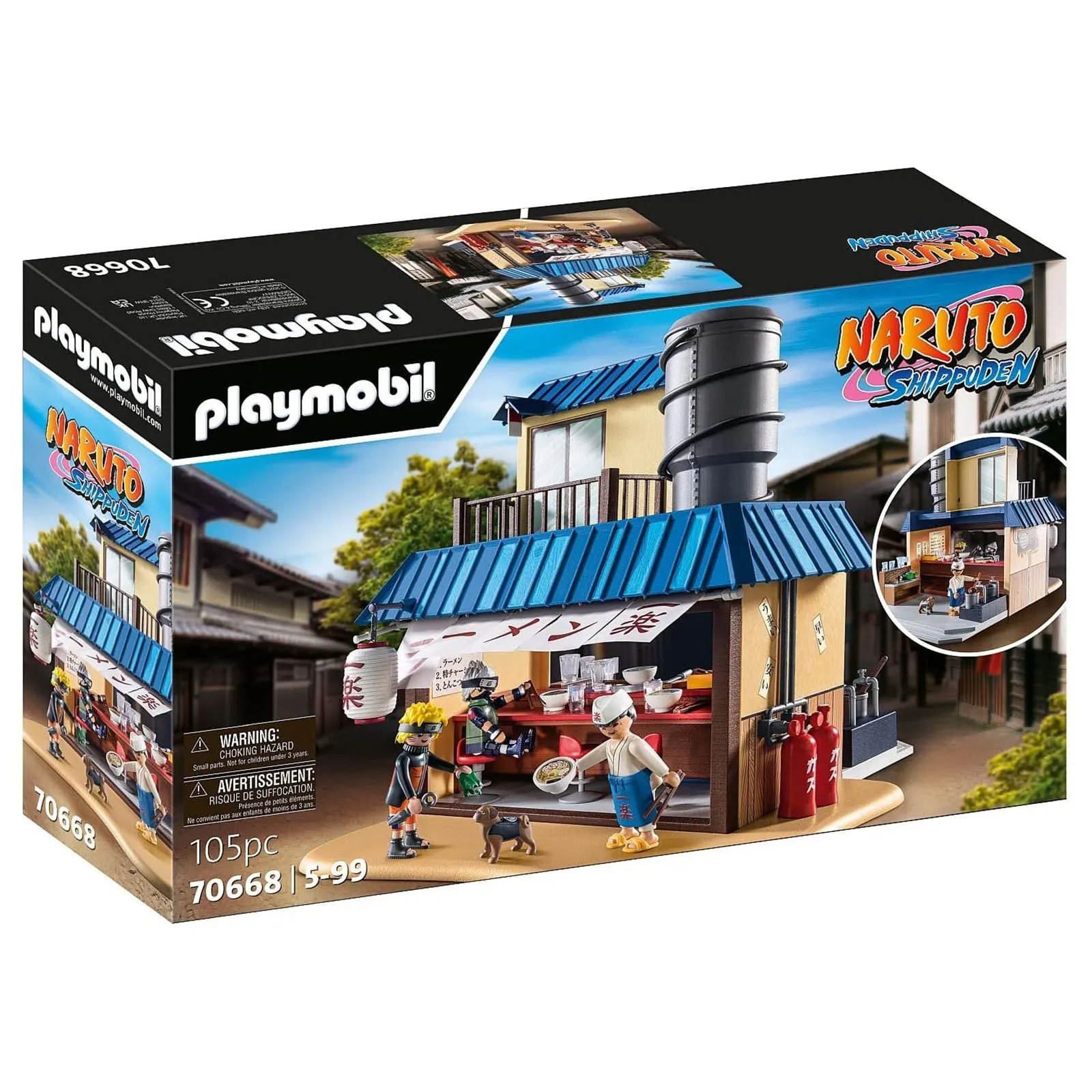 Playmobil Naruto Shippuden Ichiraku Ramenshop Building Set 70668