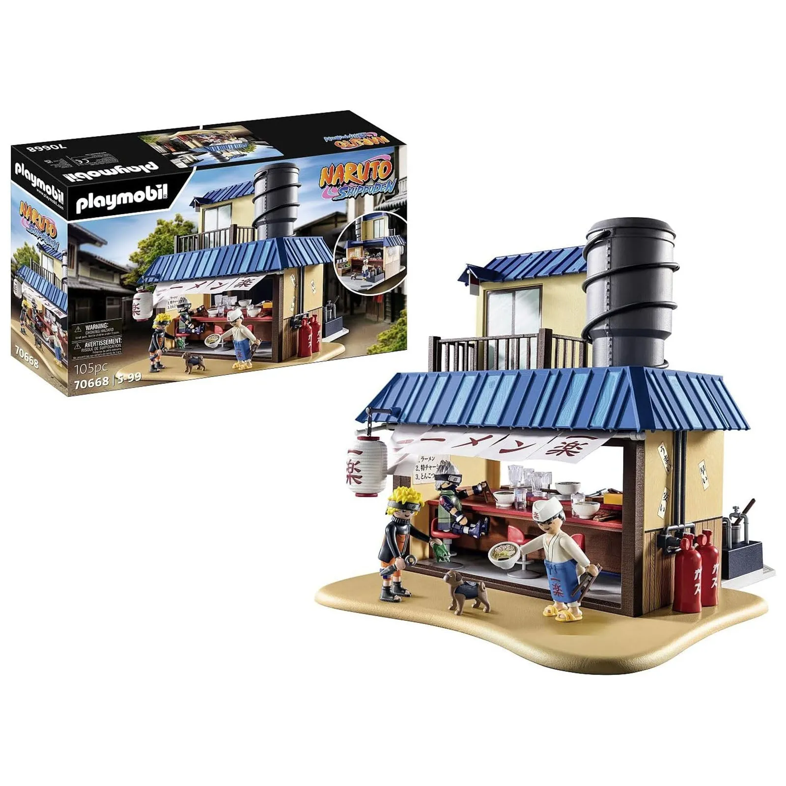 Playmobil Naruto Shippuden Ichiraku Ramenshop Building Set 70668
