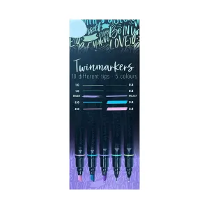Poppy Crafts Twin Markers Set #4 - Party Pastels