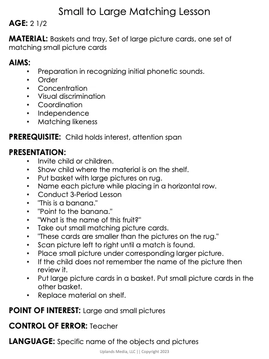[Pre-Reading] Small to Large Matching