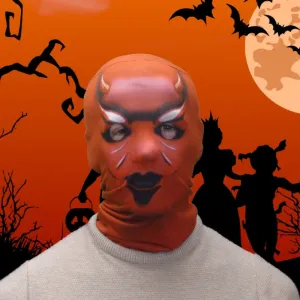 Red Devil Scary Halloween Face Mask
