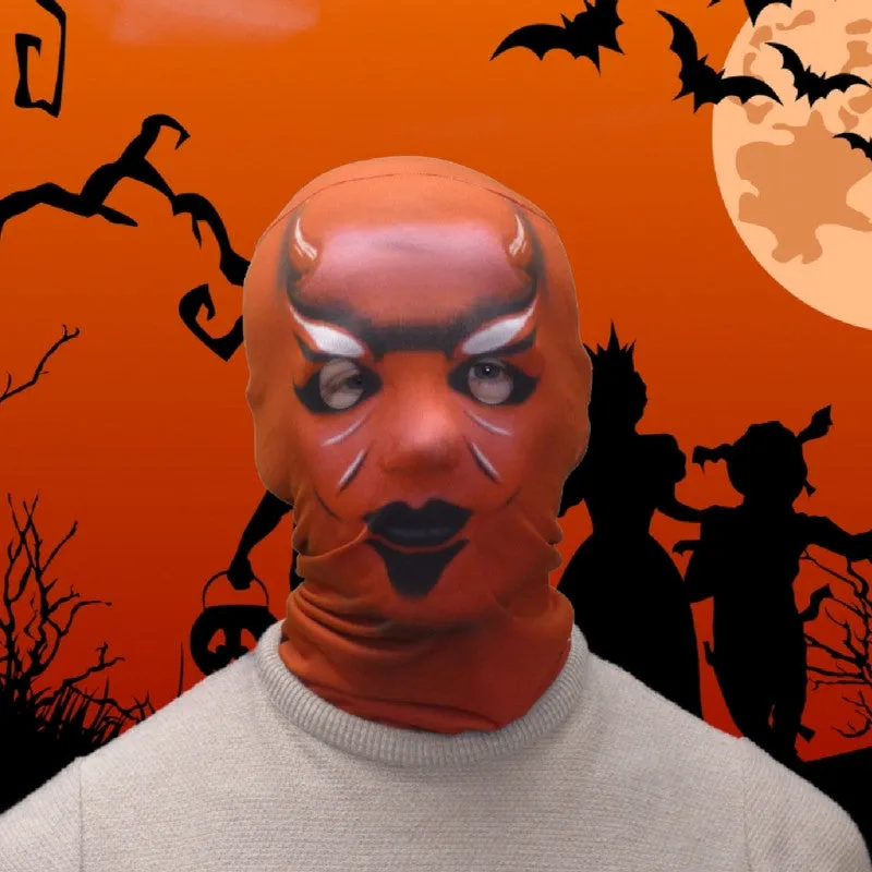 Red Devil Scary Halloween Face Mask