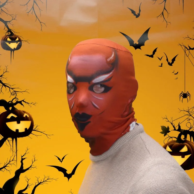 Red Devil Scary Halloween Face Mask