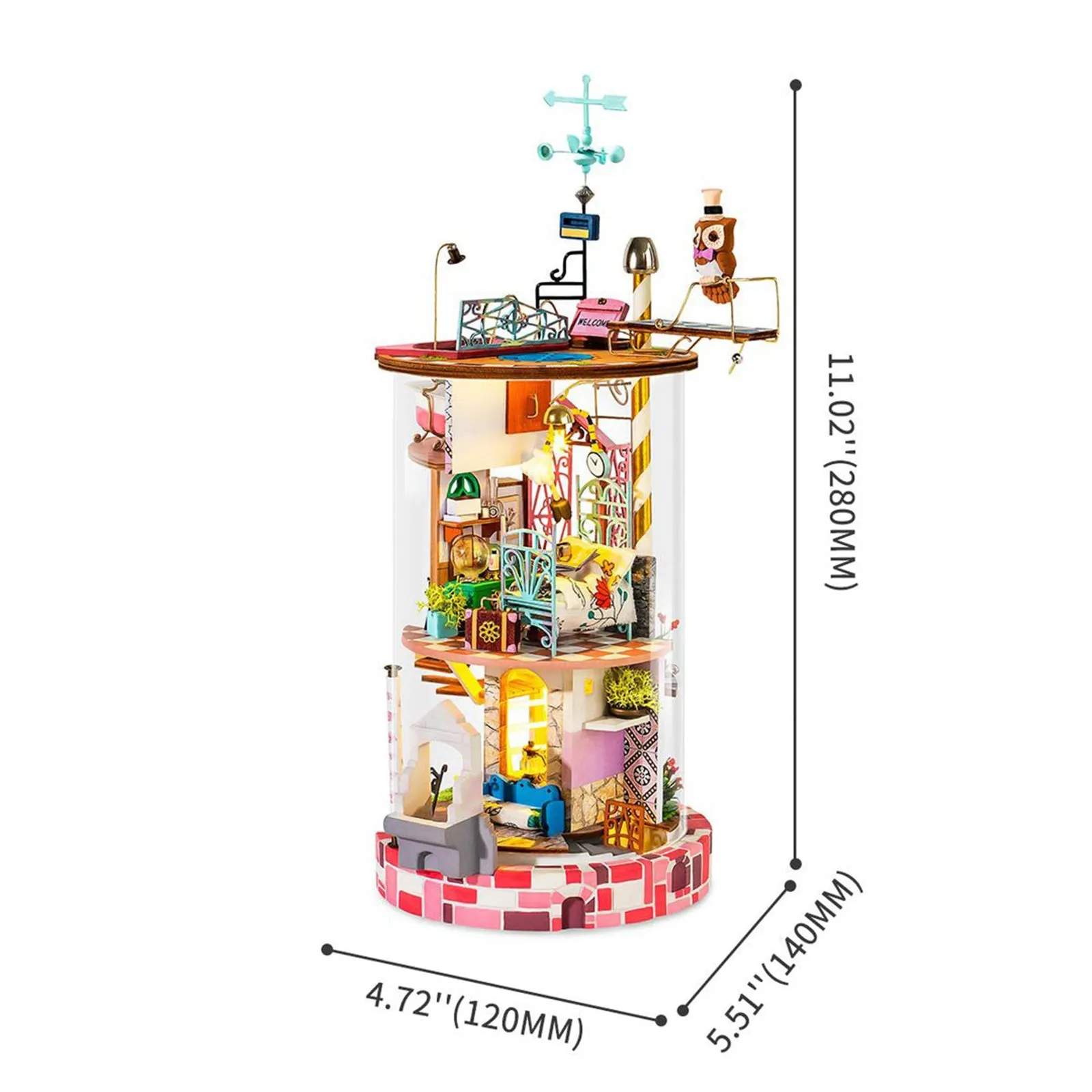 Robotime Rolife Mysterious World Bloomy House Building Set