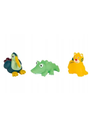 Safari Bath Toys Set