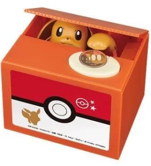 Shine Eevee Coin Bank (Pokemon)
