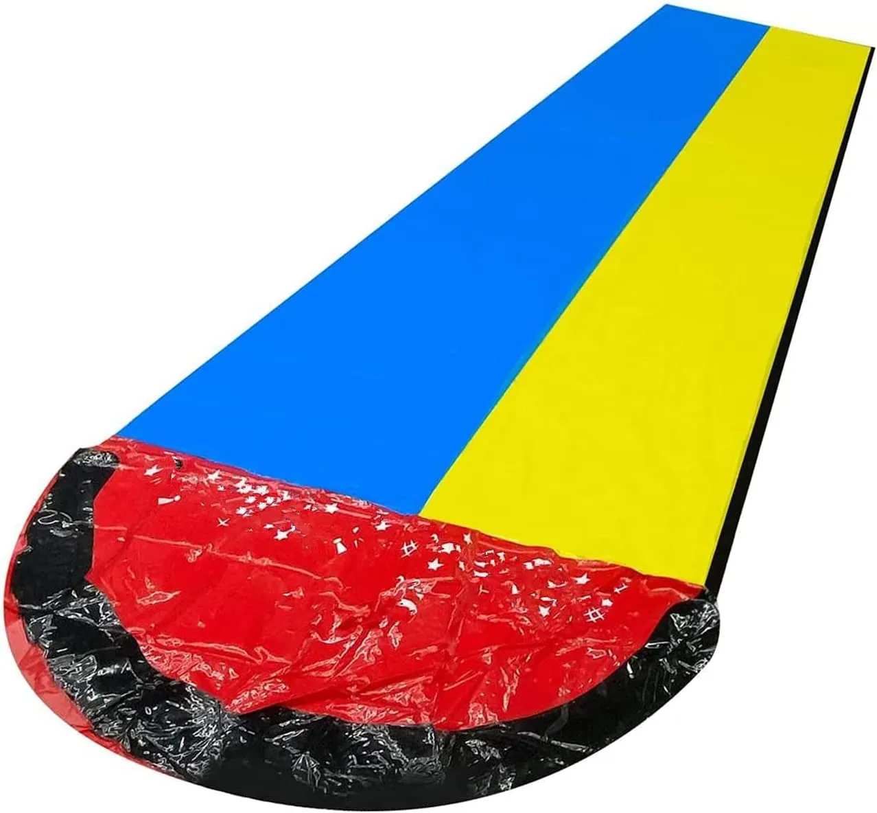 Slip and Slide for Adults Kids Backyard - 16FT Inflatable Water Slide with 2 Sliding Mats, Giant Racing Lane Lawn Water Slide, Kids Pool Water Slides with Crash Pad, Splash Sprinkler, Boogie Boards for Outdoor Water Toys